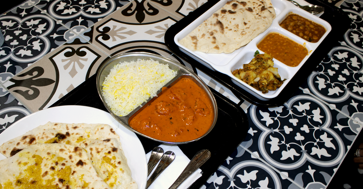 Traditional Indian food from Flora restaurant Melbourne