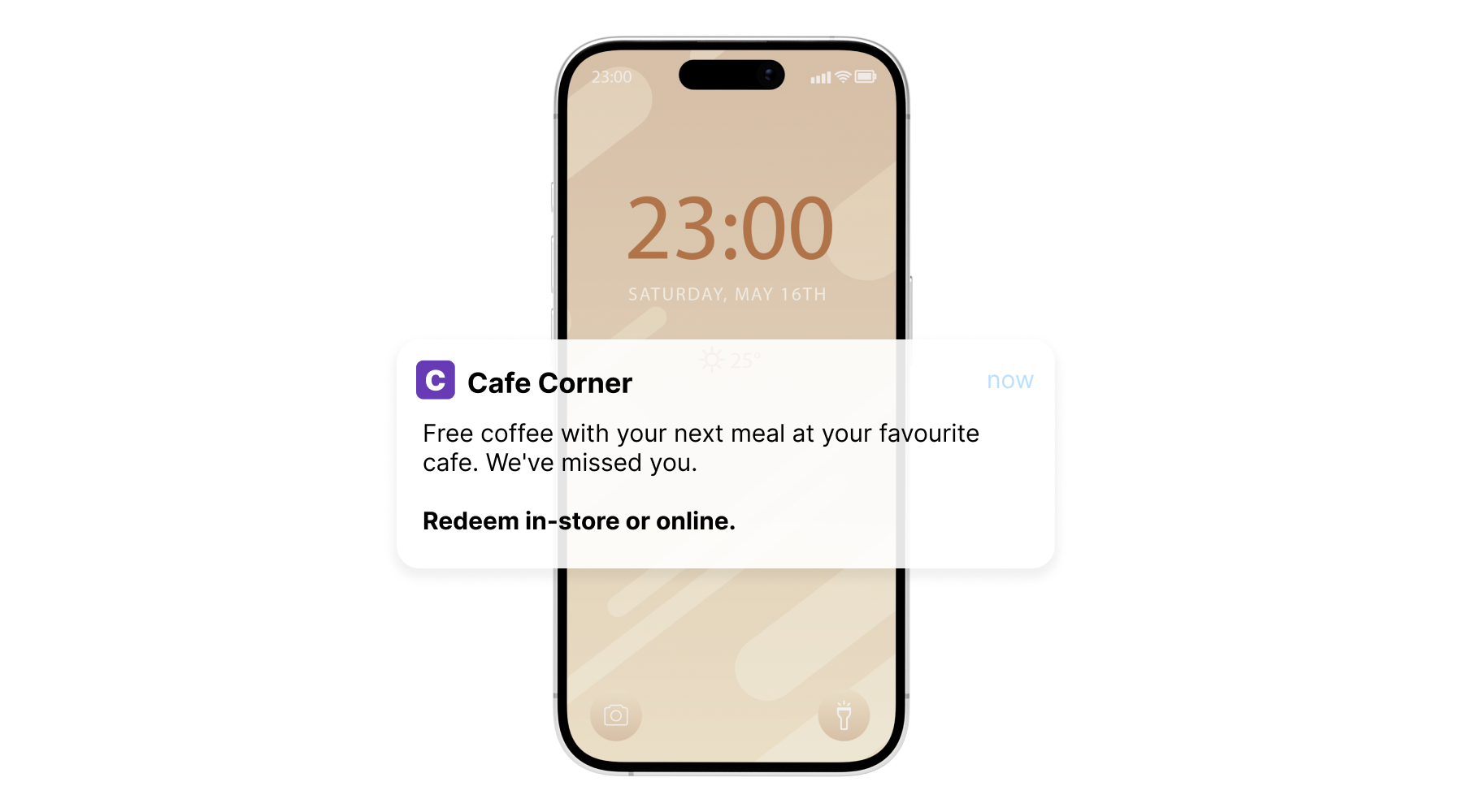 Voucher rewards on phone