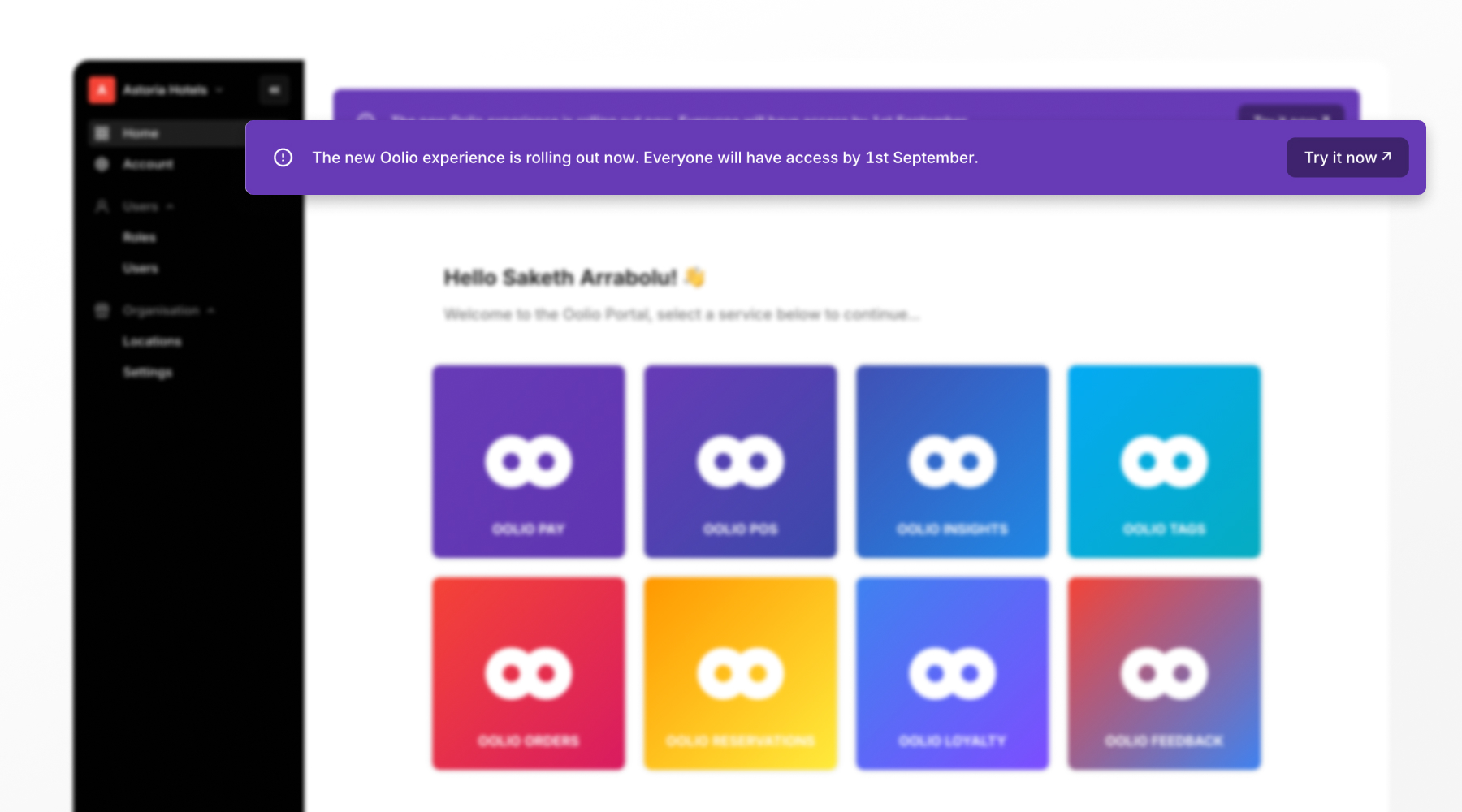 new portal banner