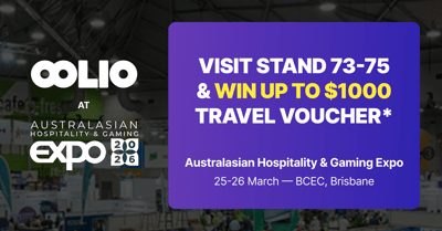 Visit Oolio at the AHG Expo and you could win!
